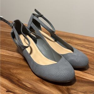 Elegant Gray Women's Shoes Wedge